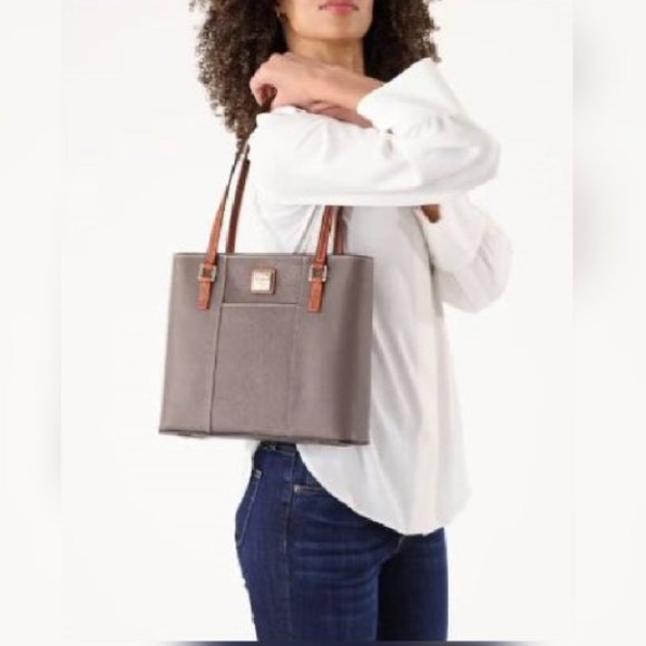 DOONEY & BOURKE Pebble Grain Small LEXINGTON Slate NWT - Picture 3 of 12